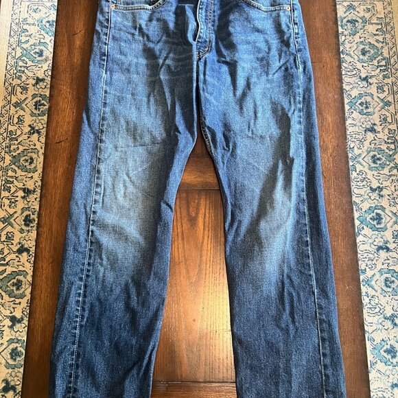Levi's 505 Straight Leg Medium Wash 36 X 32 Denim Jeans - Picture 1 of 7